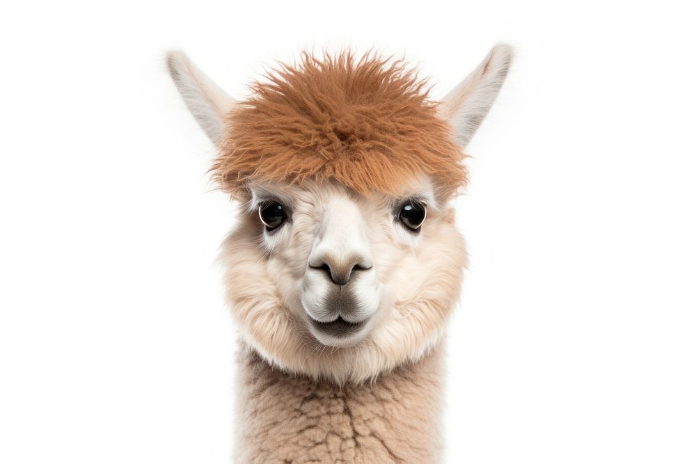 Alpaca mammal animal llama. AI generated Image by rawpixel.