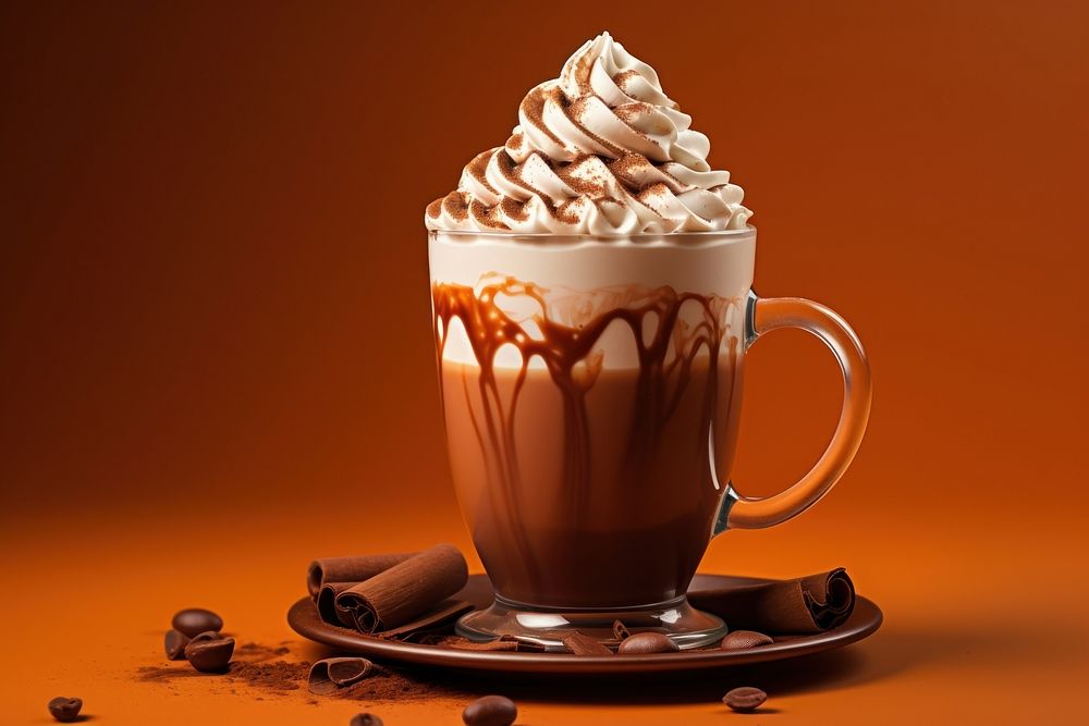 Chocolate dessert drink cream. AI generated Image by rawpixel.