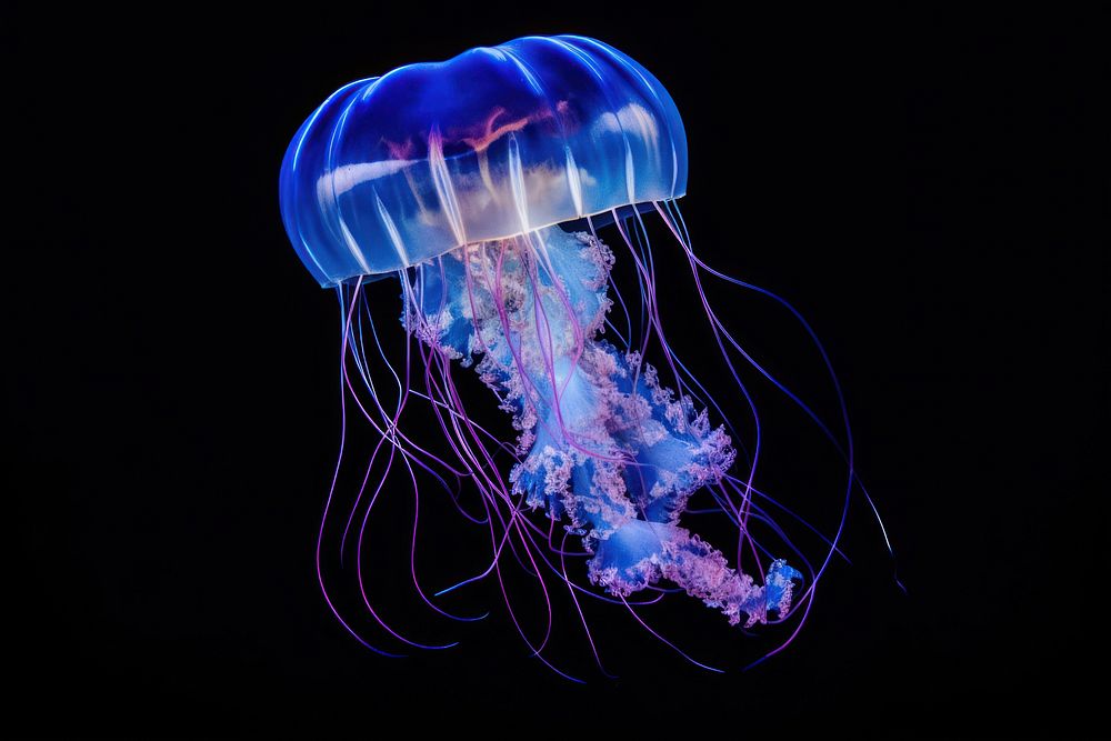 Jellyfish animal invertebrate translucent. AI | Free Photo - rawpixel