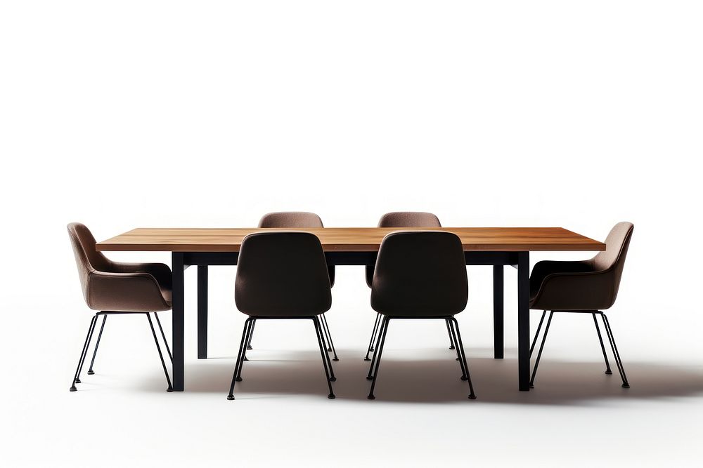 Meeting table architecture furniture chair. AI generated Image by rawpixel.