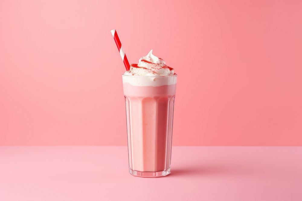 Milkshake smoothie dessert cream. AI generated Image by rawpixel.