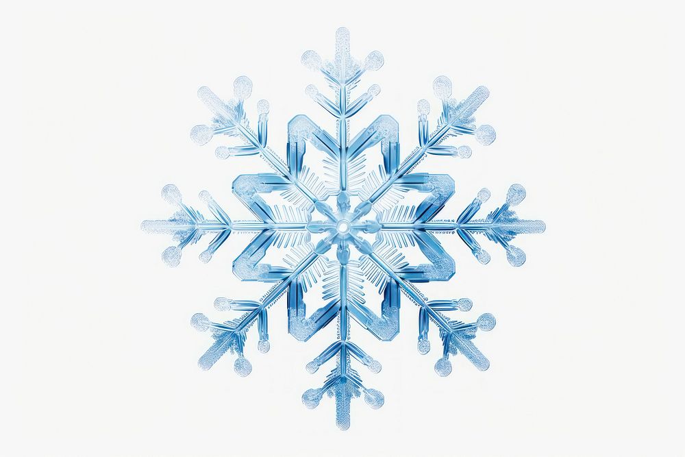 Snowflake backgrounds white white background. AI generated Image by rawpixel.