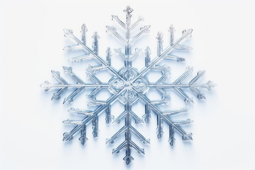 Snowflake backgrounds white white background. AI generated Image by rawpixel.
