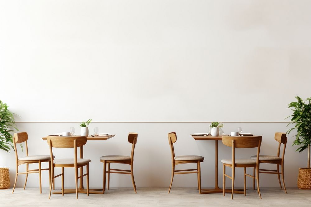 Restaurant architecture furniture cafeteria. 