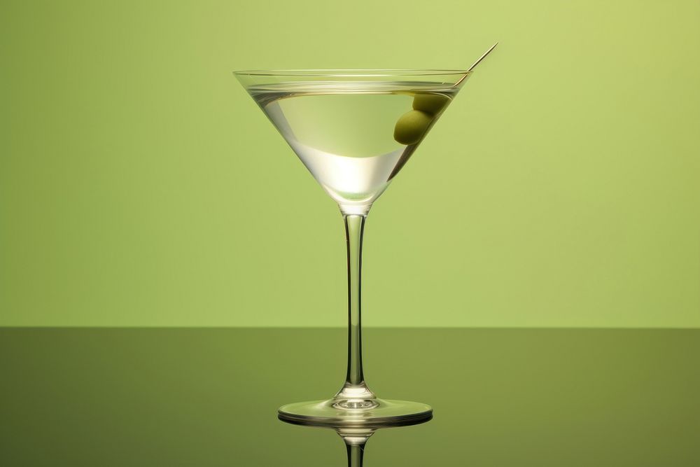 Martini cocktail drink glass. AI generated Image by rawpixel.