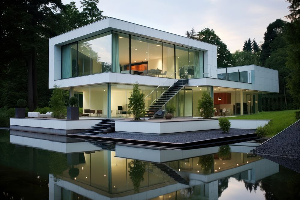 House architecture building outdoors. AI generated Image by rawpixel.