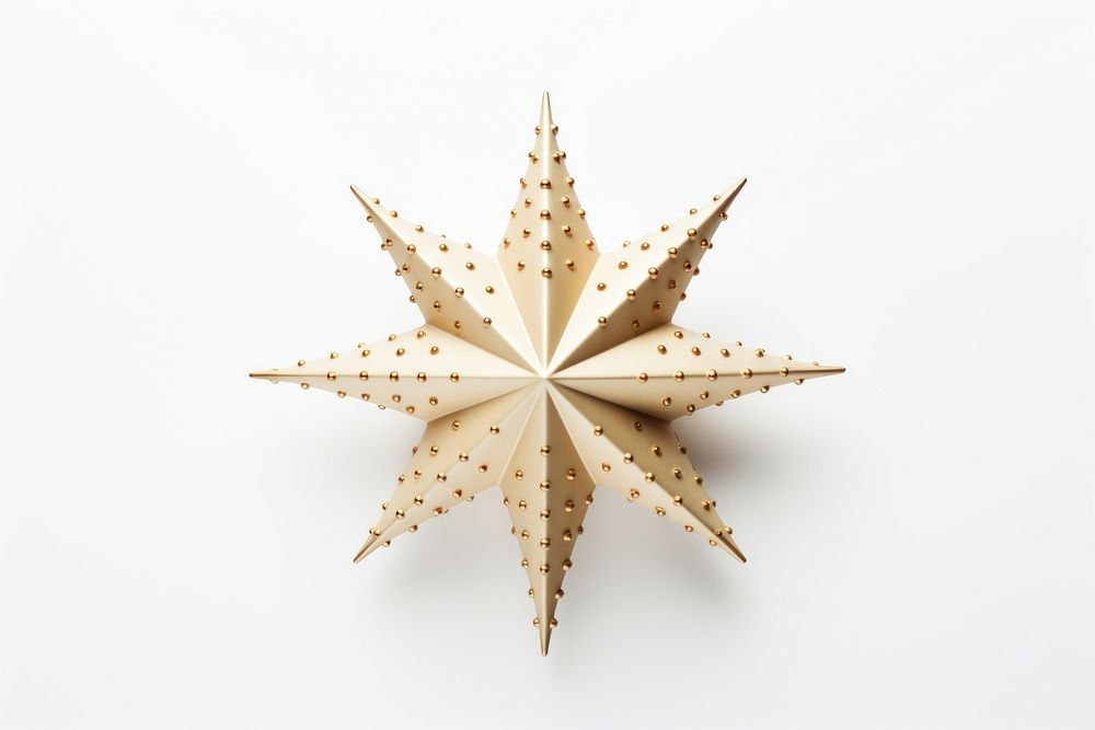 Christmas paper leaf star. AI generated Image by rawpixel.