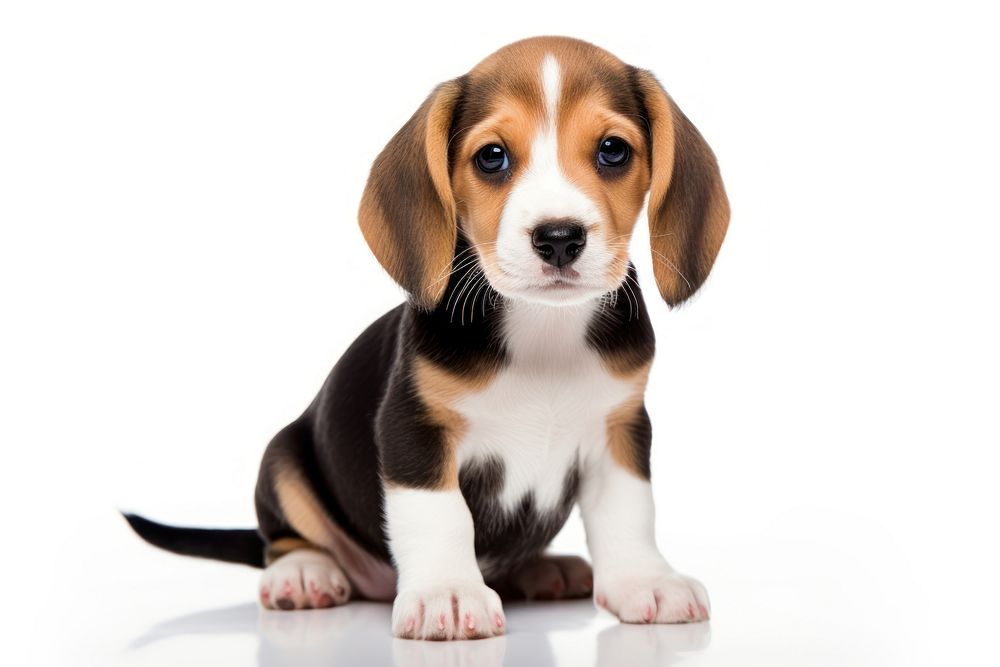 Beagle puppy animal mammal. AI generated Image by rawpixel.