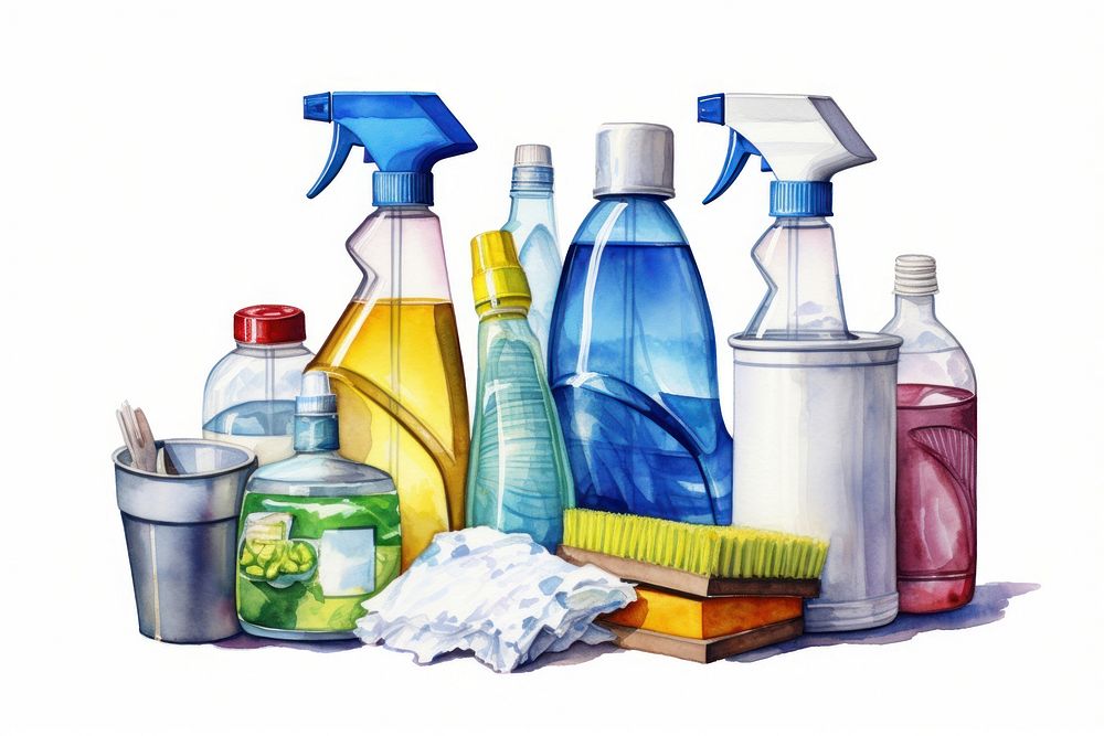 Cleaning plastic bottle container. AI generated Image by rawpixel.