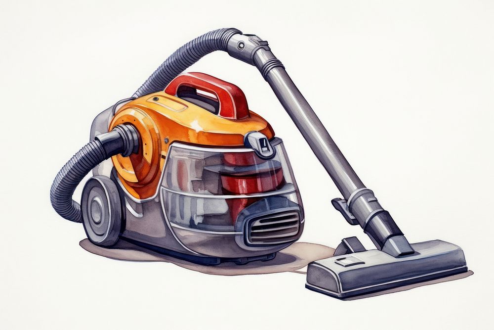 Vacuum cleaner transportation cleanliness technology. AI generated Image by rawpixel.