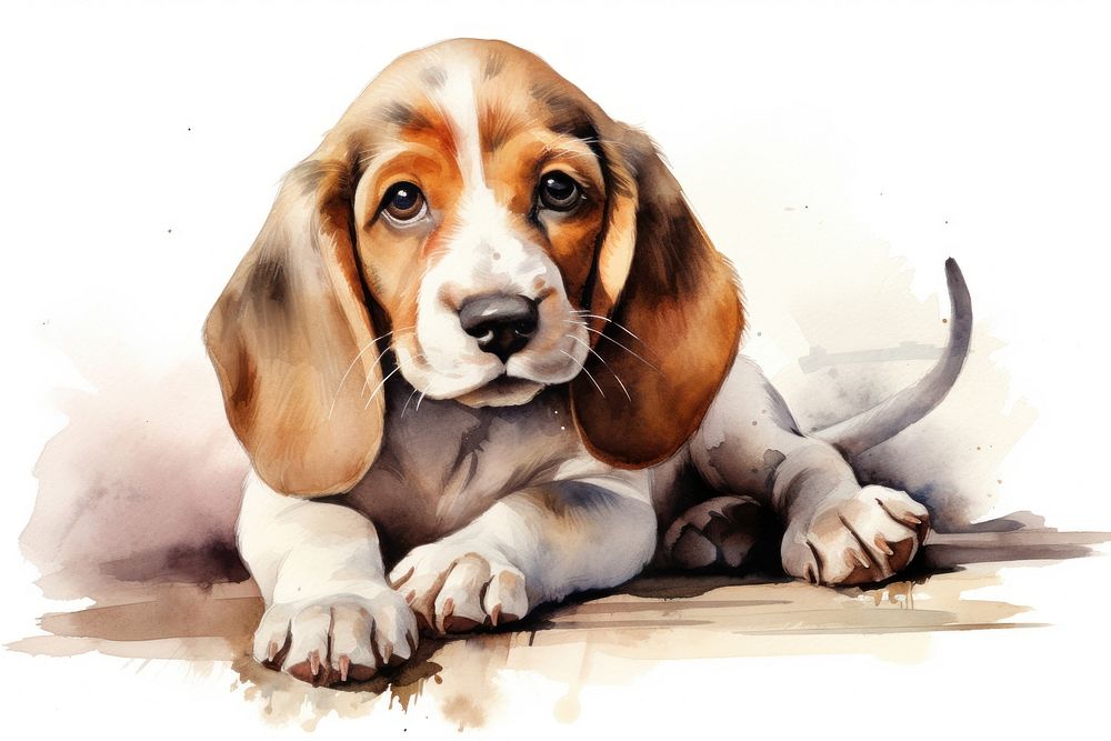 Hound animal beagle mammal. AI generated Image by rawpixel.