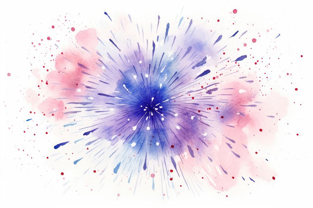 Fireworks backgrounds purple flower. AI generated Image by rawpixel.