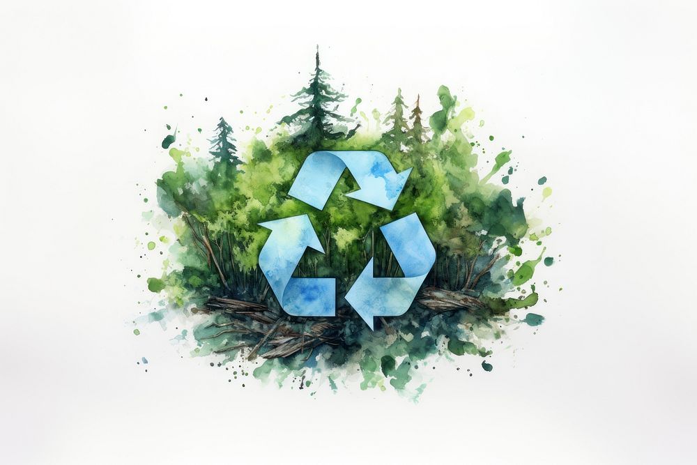 Plant green recycling outdoors. AI generated Image by rawpixel.