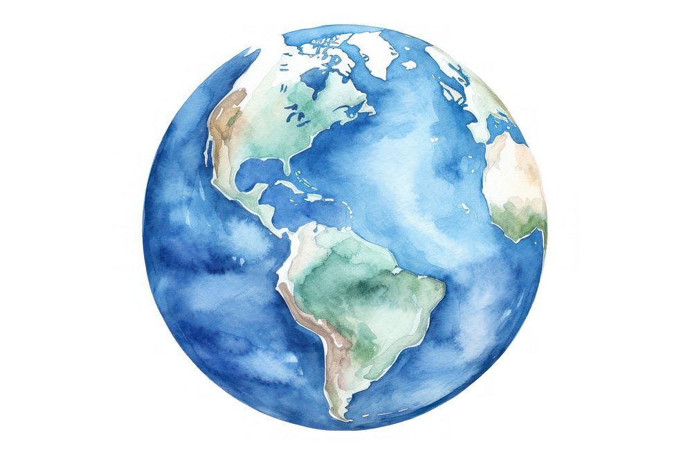 Globe planet space earth. AI generated Image by rawpixel.