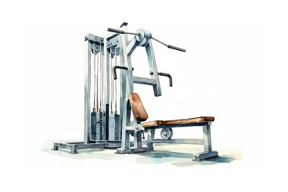 Gym equipment machine sports. AI generated Image by rawpixel.