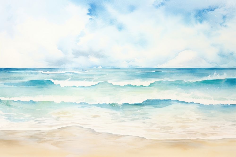 Beach backgrounds outdoors horizon. 