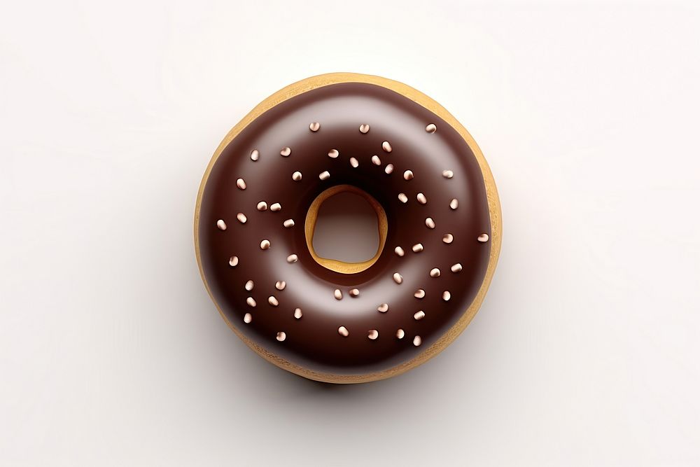 Donut chocolate food confectionery. AI | Free Photo - rawpixel