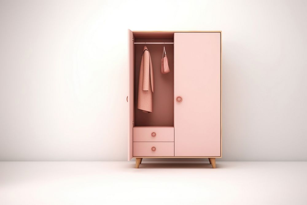 Wardrobe furniture cupboard accessories. AI generated Image by rawpixel.