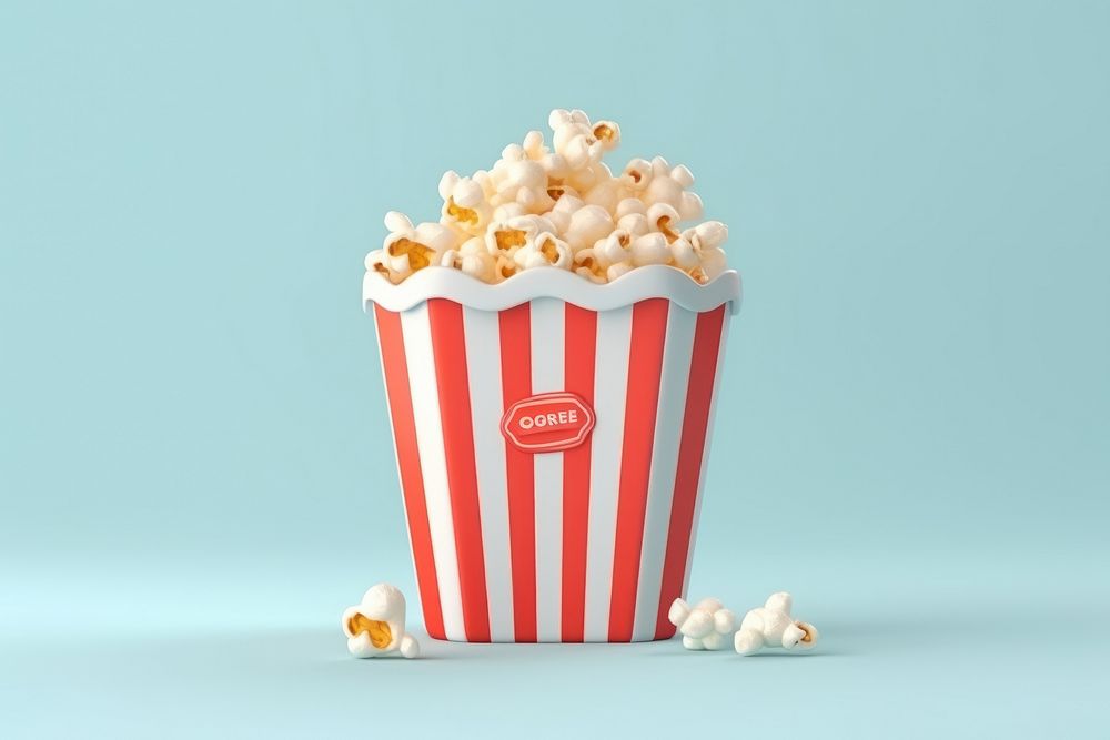 Popcorn snack food freshness. AI generated Image by rawpixel.