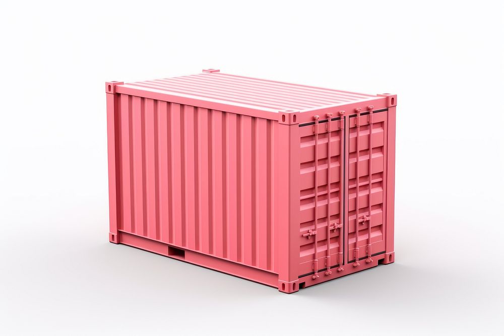 Container white background architecture delivering. AI generated Image by rawpixel.