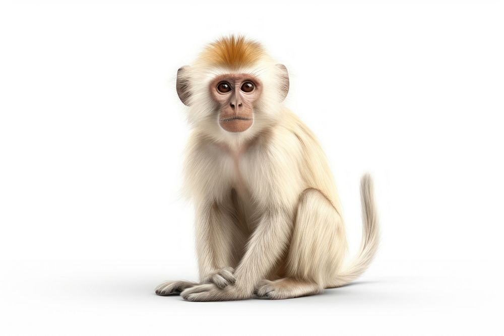 Animal wildlife monkey mammal. AI generated Image by rawpixel.