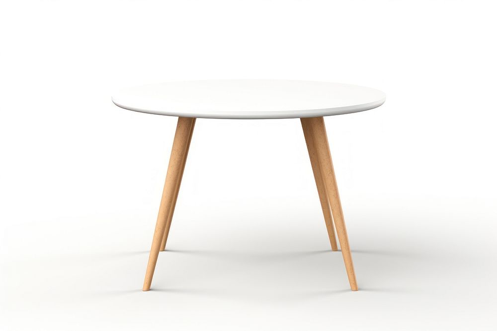 Furniture table white wood. AI generated Image by rawpixel.