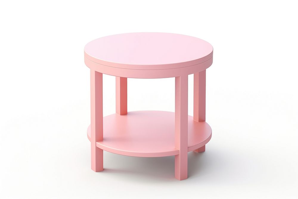 Furniture table white background end table. AI generated Image by rawpixel.