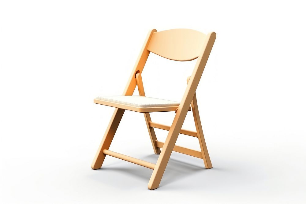 Furniture chair white background simplicity. AI generated Image by rawpixel.