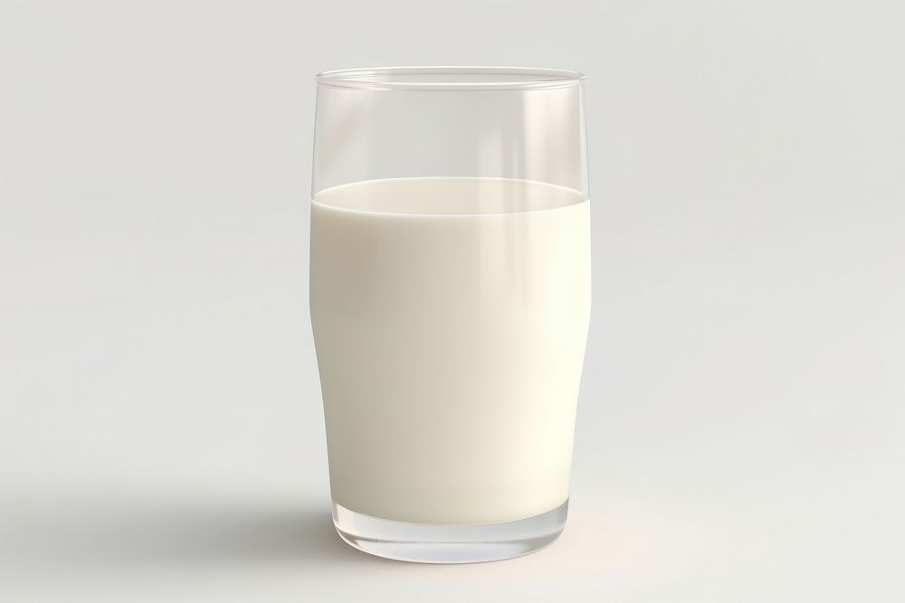 Glass milk drink dairy. 