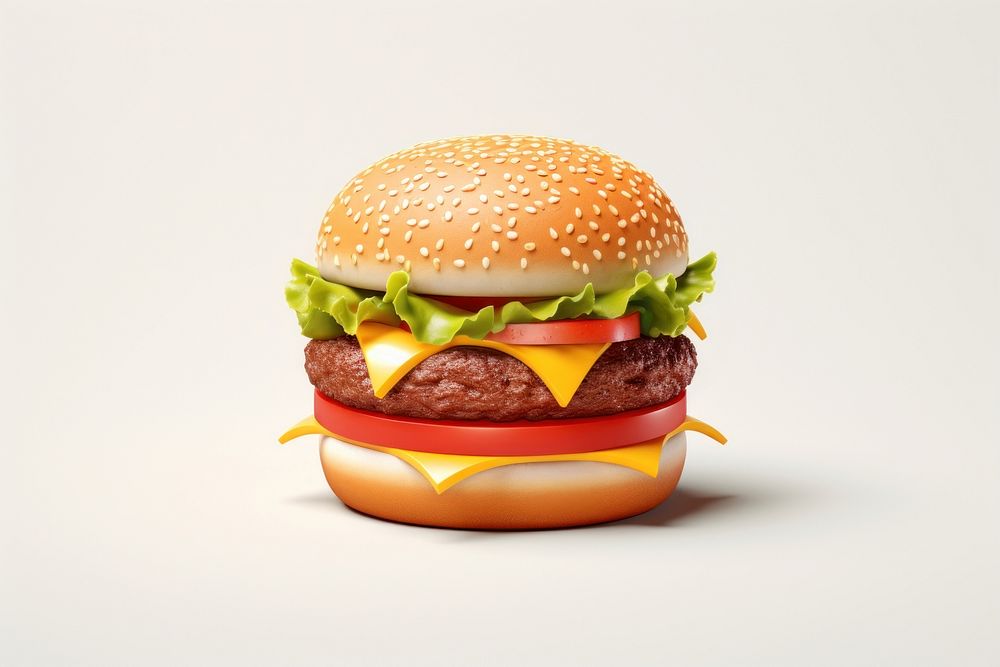 Hamburger food vegetable freshness. AI generated Image by rawpixel.