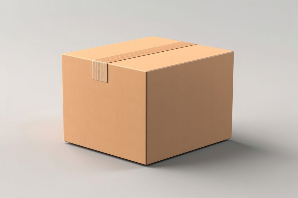 Box cardboard shipping carton. 