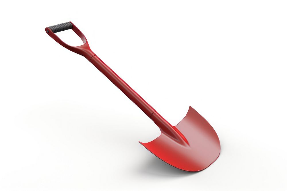 Shovel tool white background circle. AI generated Image by rawpixel.