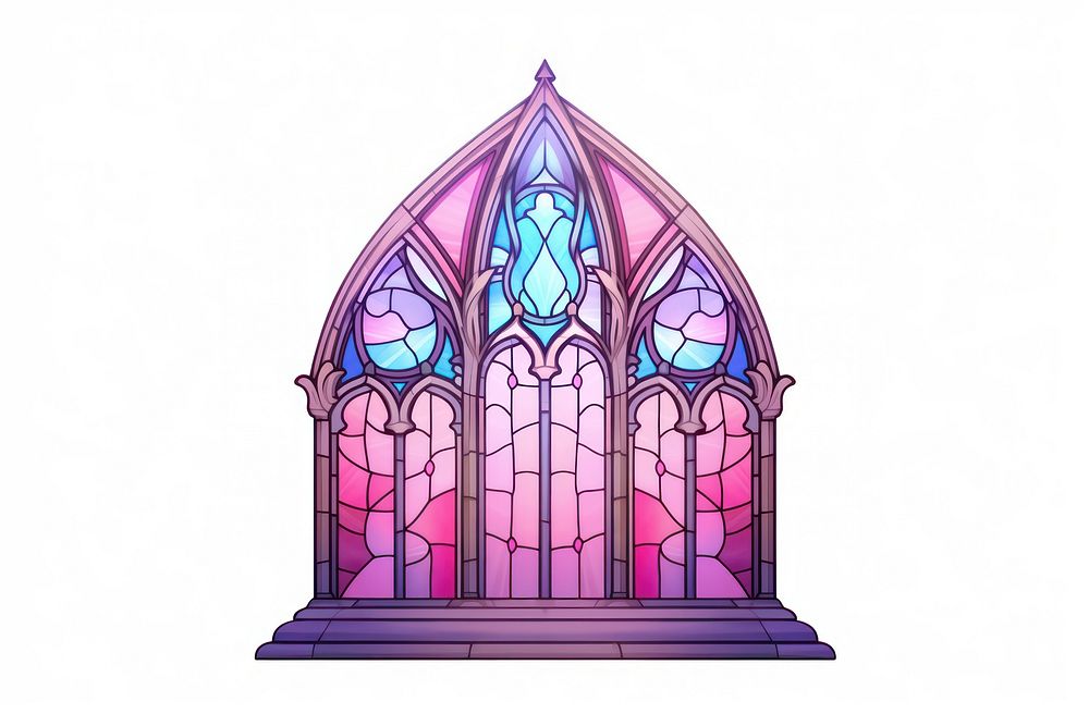 Glass stained glass spirituality architecture. AI generated Image by rawpixel.