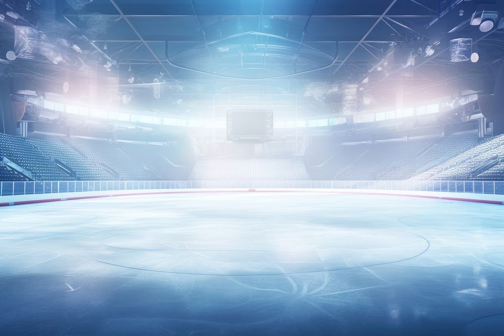 Backgrounds sports rink ice. AI generated Image by rawpixel.