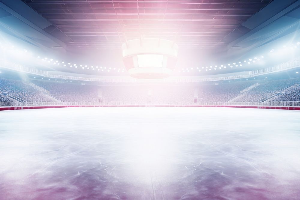 Sports hockey rink ice. AI generated Image by rawpixel.