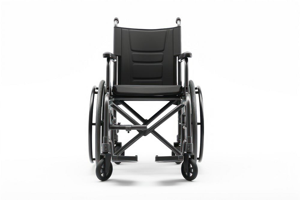 Wheelchair black white background architecture. AI generated Image by rawpixel.