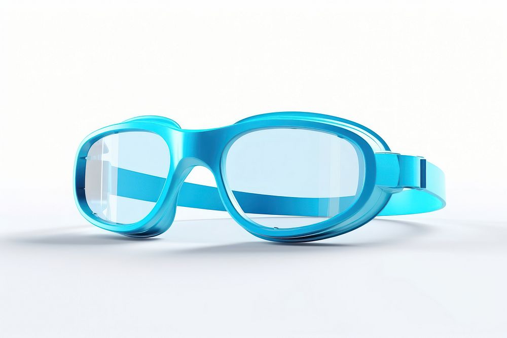 Sunglasses goggles swimming goggles white background. AI generated Image by rawpixel.
