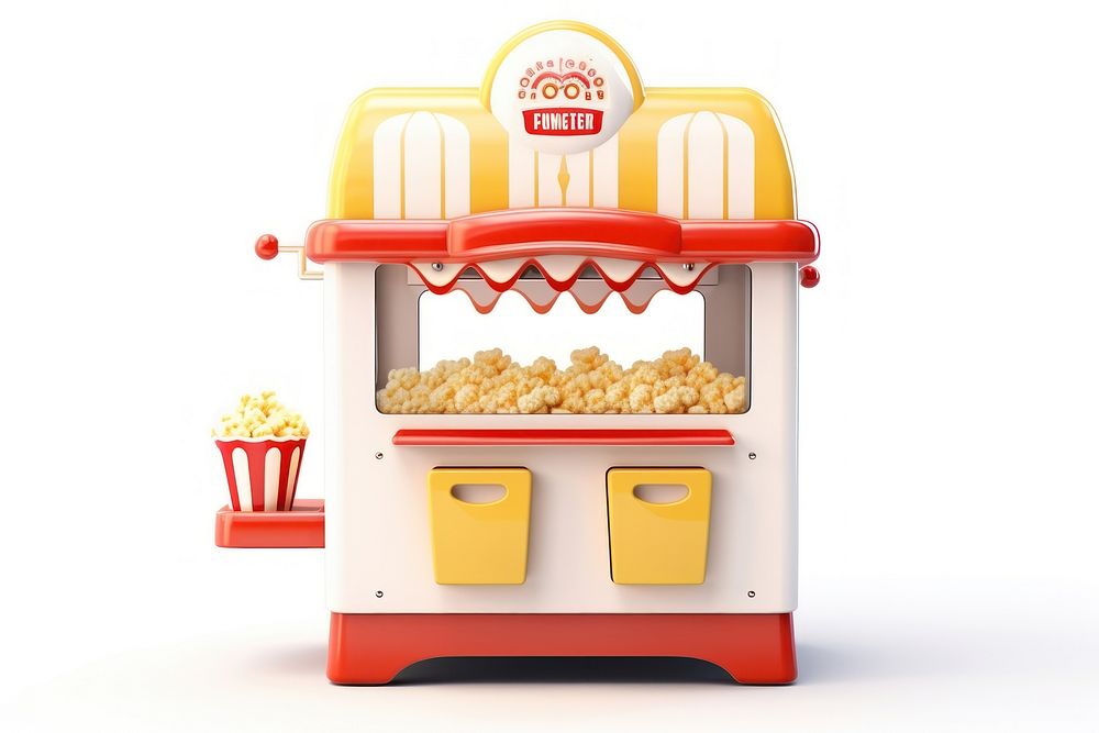 Popcorn cartoon snack food. AI generated Image by rawpixel.