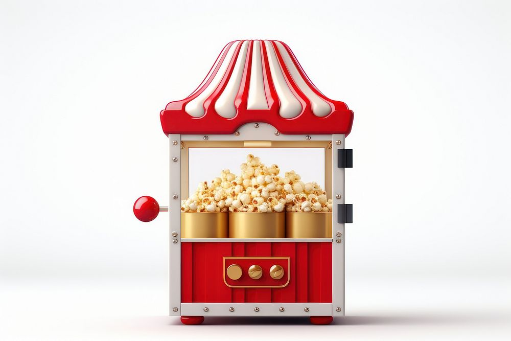 Popcorn machine food container. AI generated Image by rawpixel.