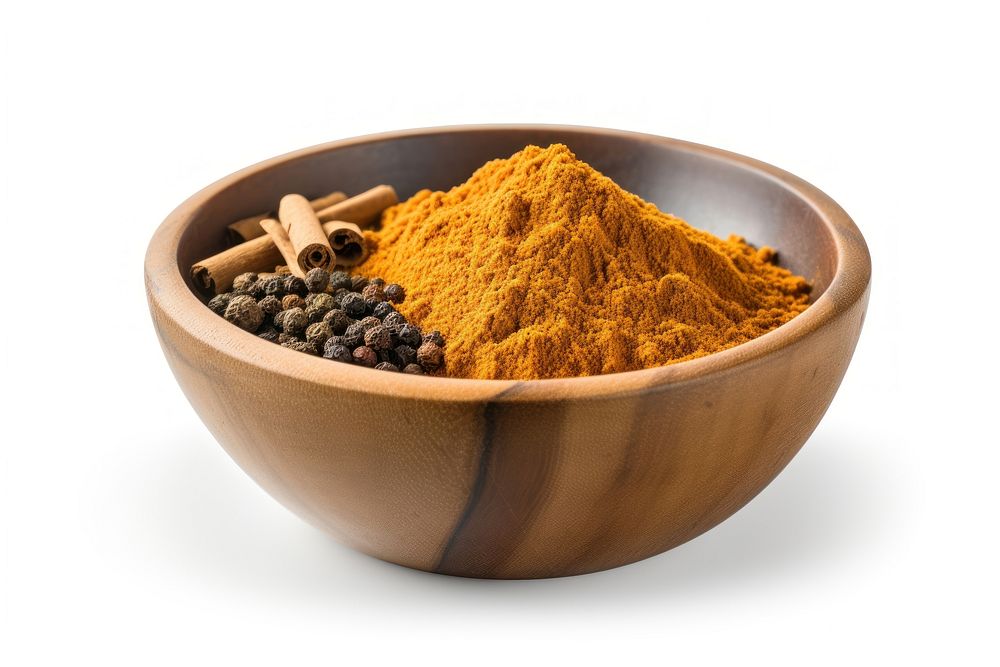 Bowl powder spice food. AI generated Image by rawpixel.