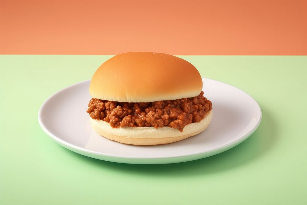 Food dish hamburger breakfast. AI generated Image by rawpixel.