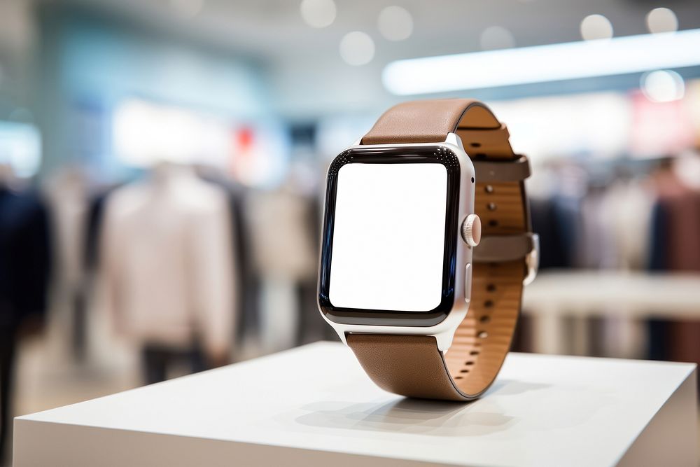 Wristwatch technology smart watch gadget. AI generated Image by rawpixel.