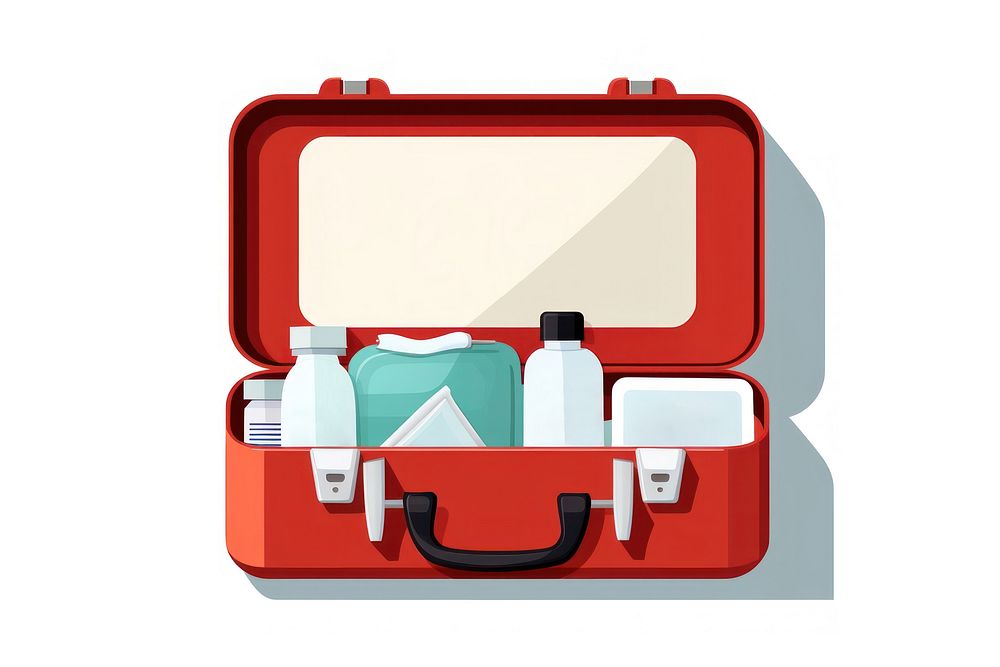 First aid furniture suitcase luggage. AI generated Image by rawpixel.