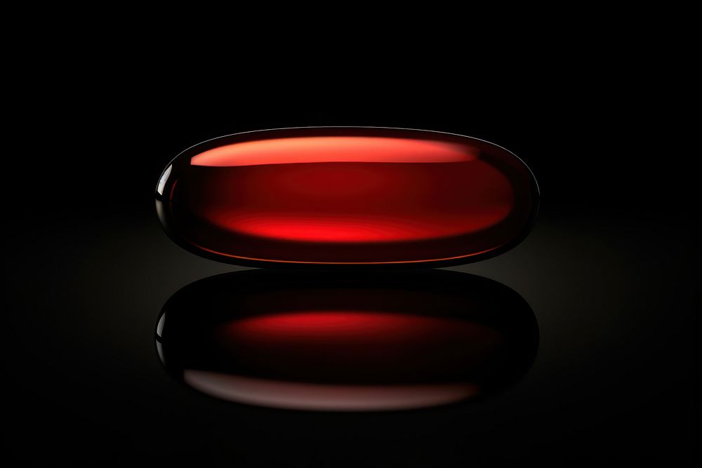 Pill capsule black red. AI generated Image by rawpixel.