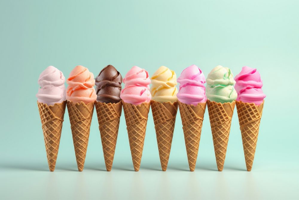 Dessert cream food cone. AI generated Image by rawpixel.