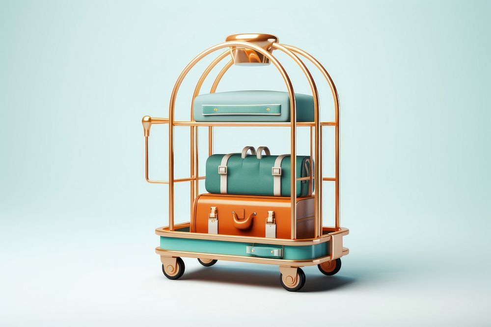 Luggage accessories briefcase accessory. AI generated Image by rawpixel.