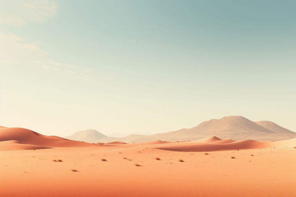 Desert sky landscape outdoors. AI generated Image by rawpixel.