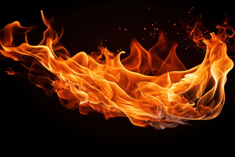 Backgrounds bonfire flame exploding. AI generated Image by rawpixel.