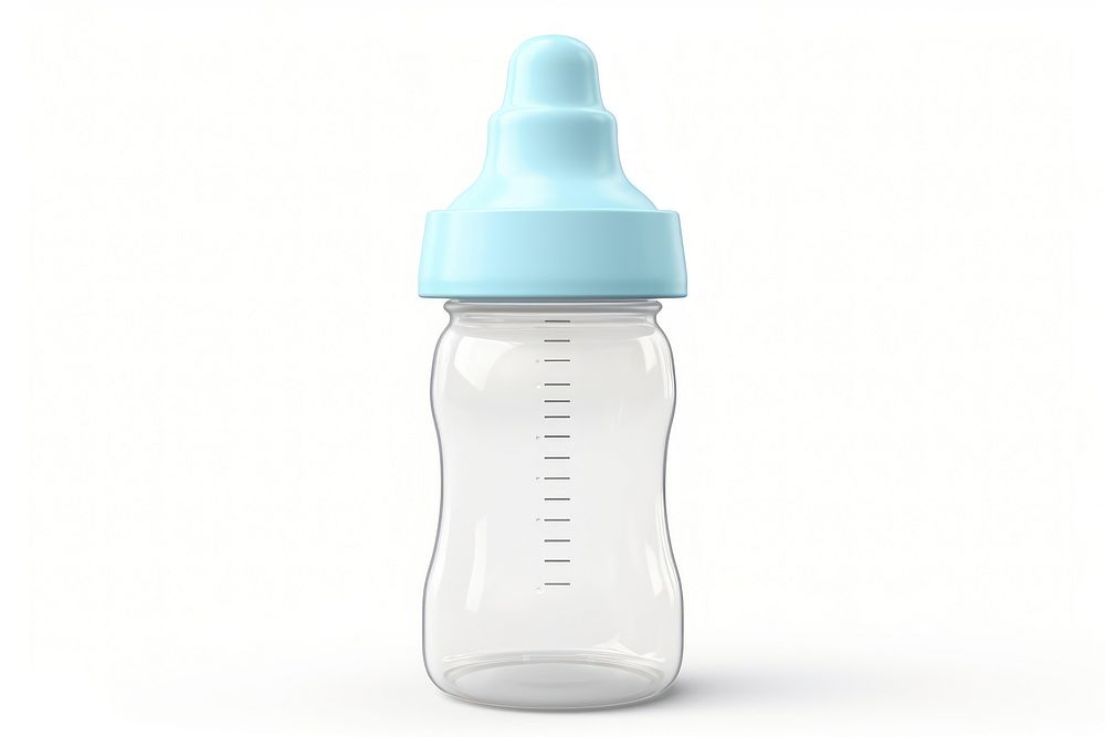 Bottle white background refreshment drinkware. AI generated Image by rawpixel.