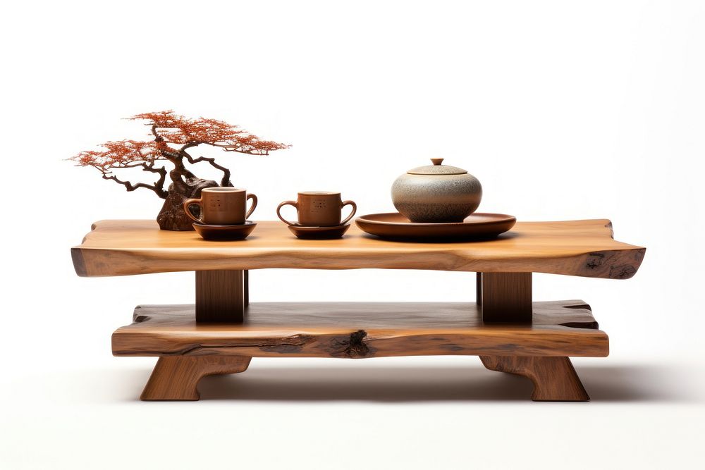 Furniture table plant wood. AI generated Image by rawpixel.